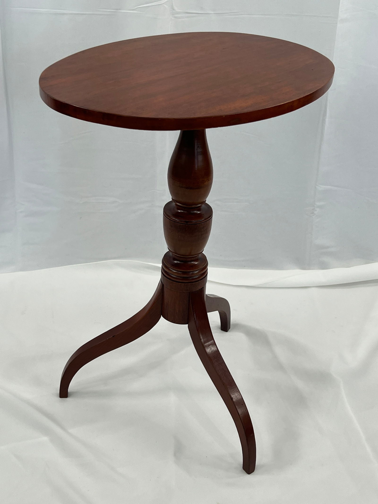 Oval Top Candle Stand and One Drawer Stand - 5