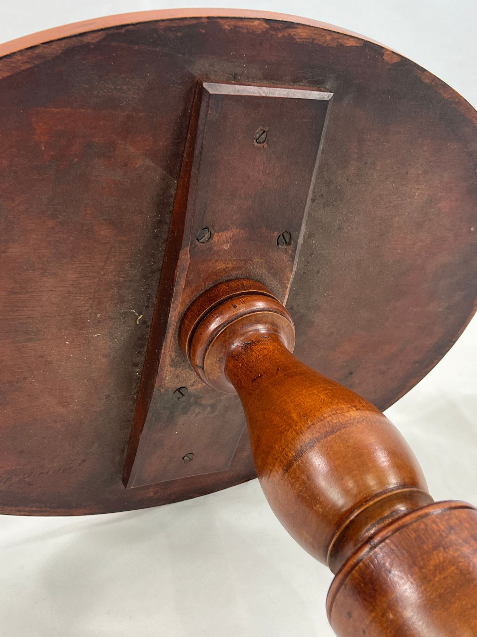 Oval Top Candle Stand and One Drawer Stand - 7