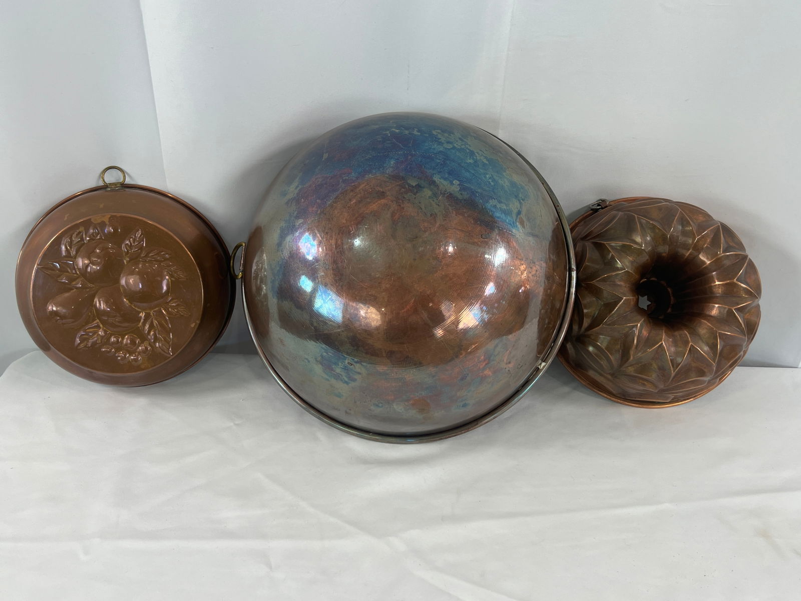 Brass Pail, Pots, and Candlesticks - 5