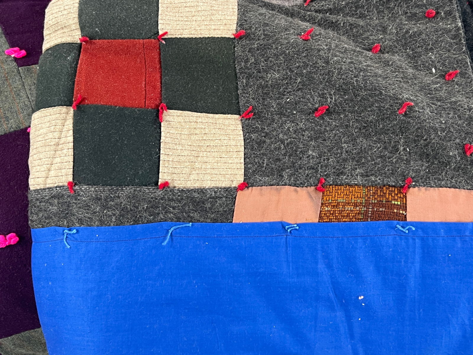 3 Heavy Wool Comforter Quilts - 3