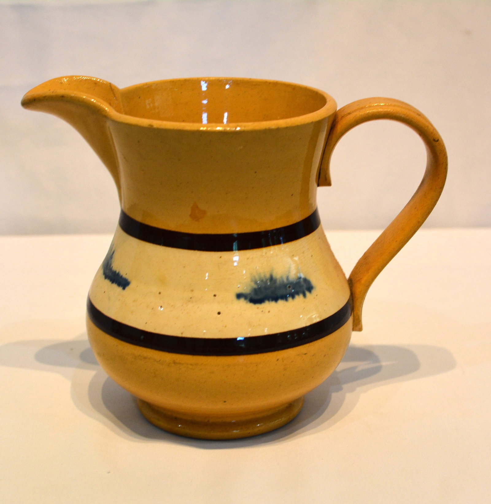 19th Century Mocha Ware Cream Pitcher (1 of 6)