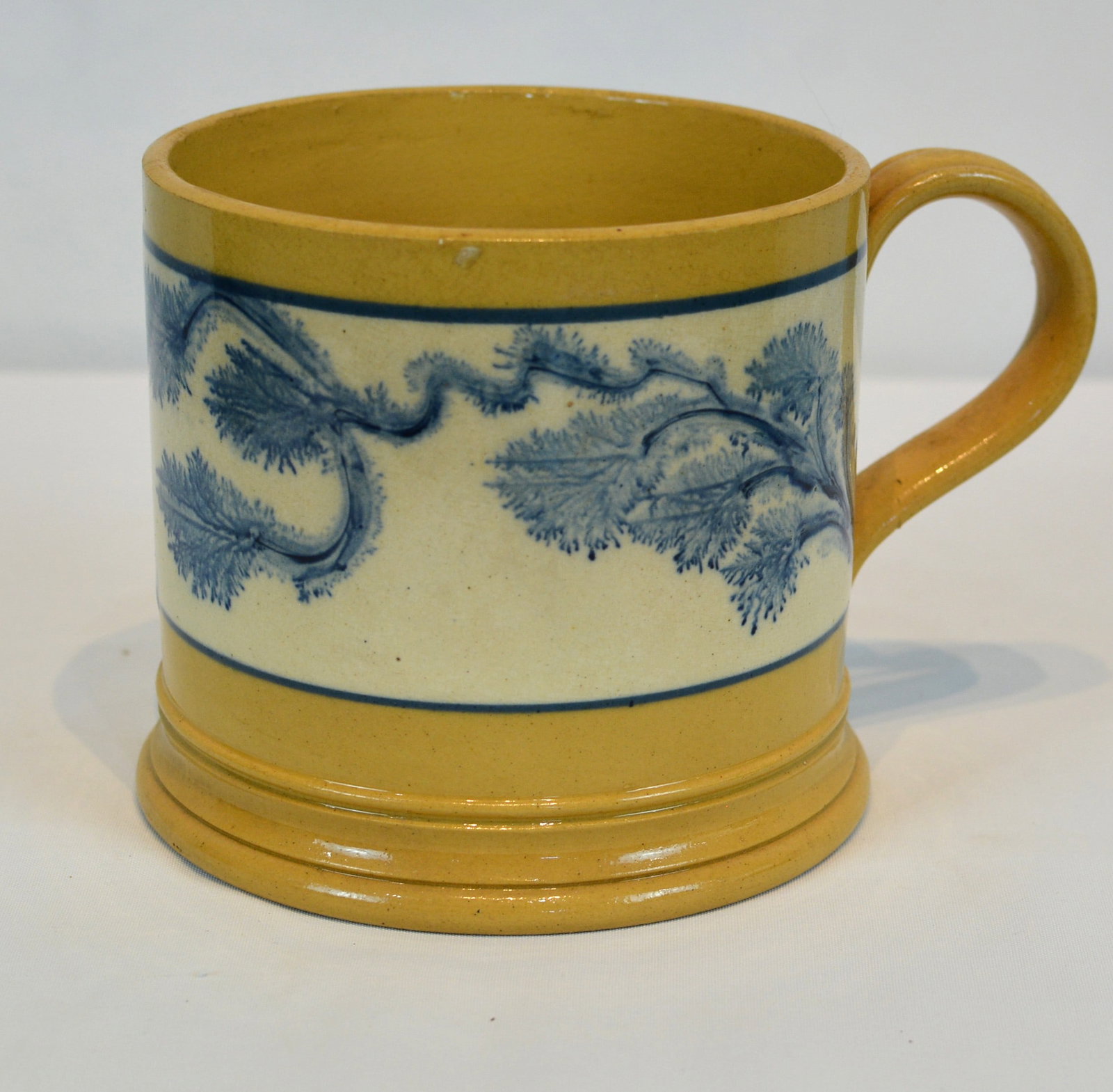 19th Century English Mocha ware Tankard Mug (1 of 5)