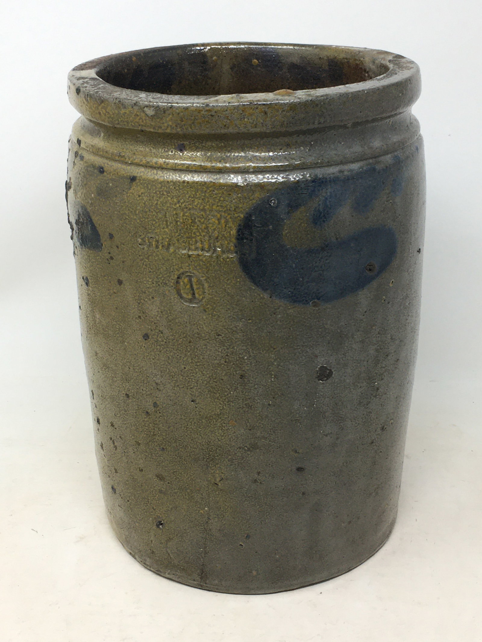 S. Bell & Son, Strasburg VA, 1 Gallon Stoneware Jar (1 of 7)