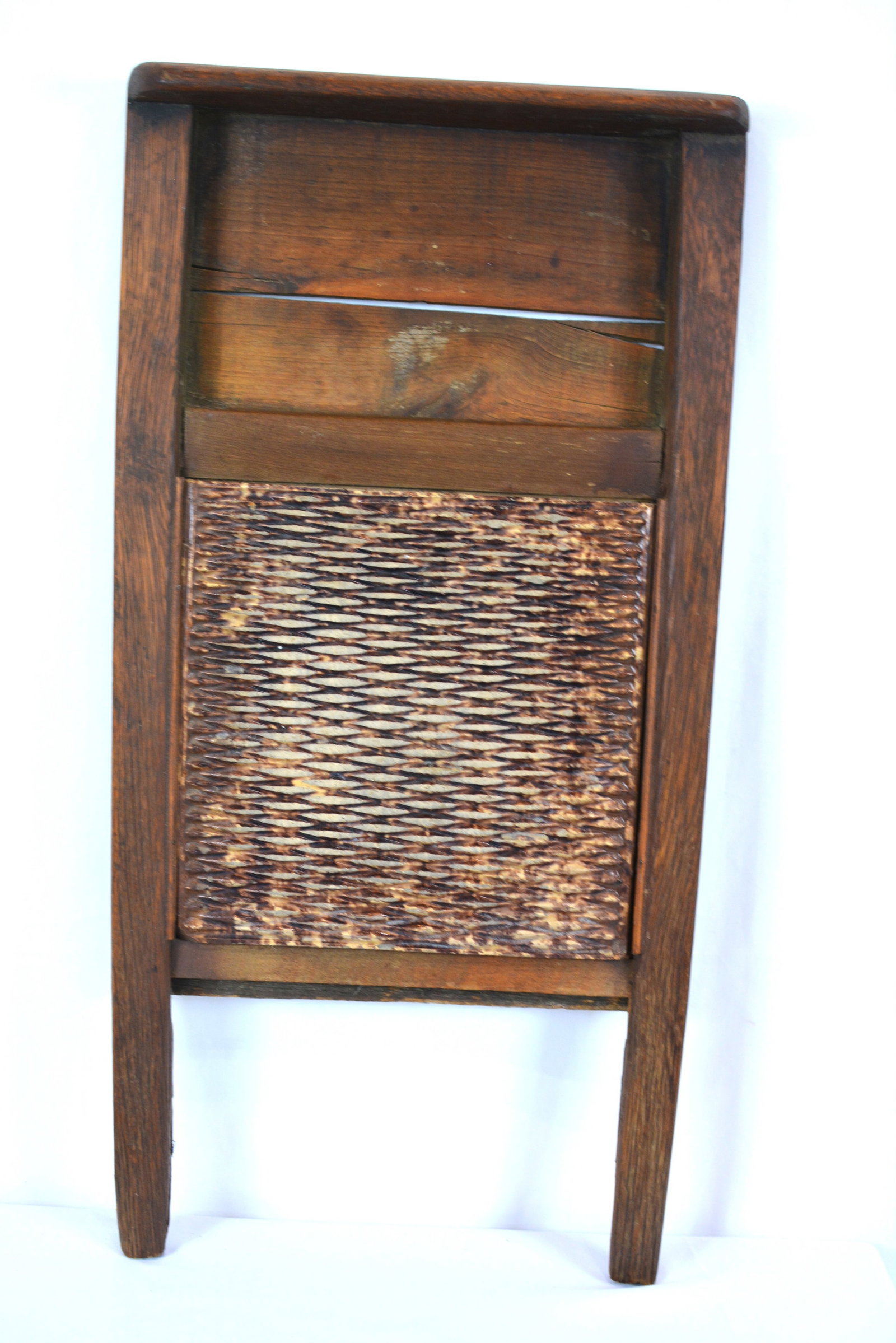 Stoneware Washboard in Oak Frame (1 of 4)