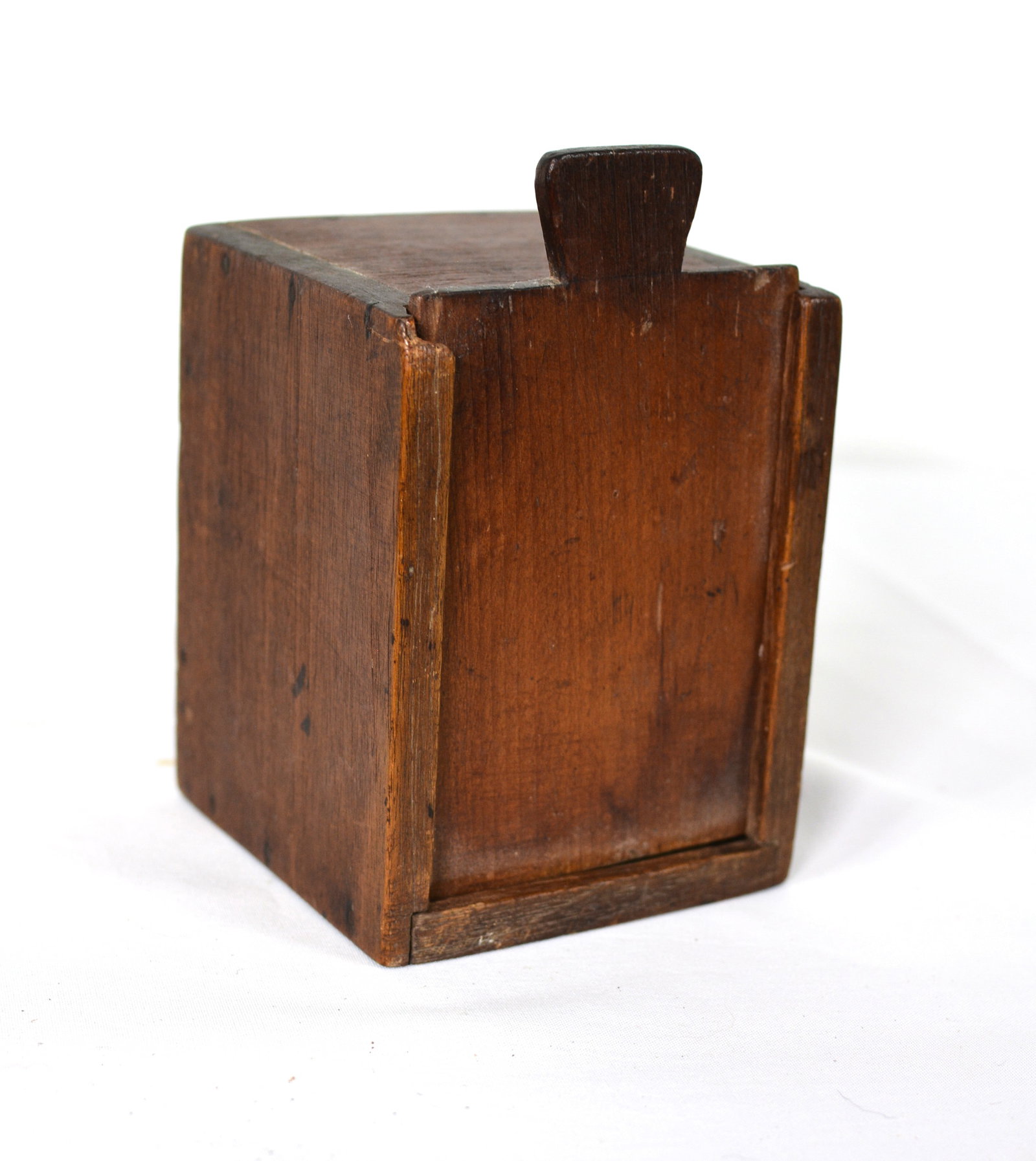 Primitive Wooden Slide-Lid Storage Box (1 of 5)