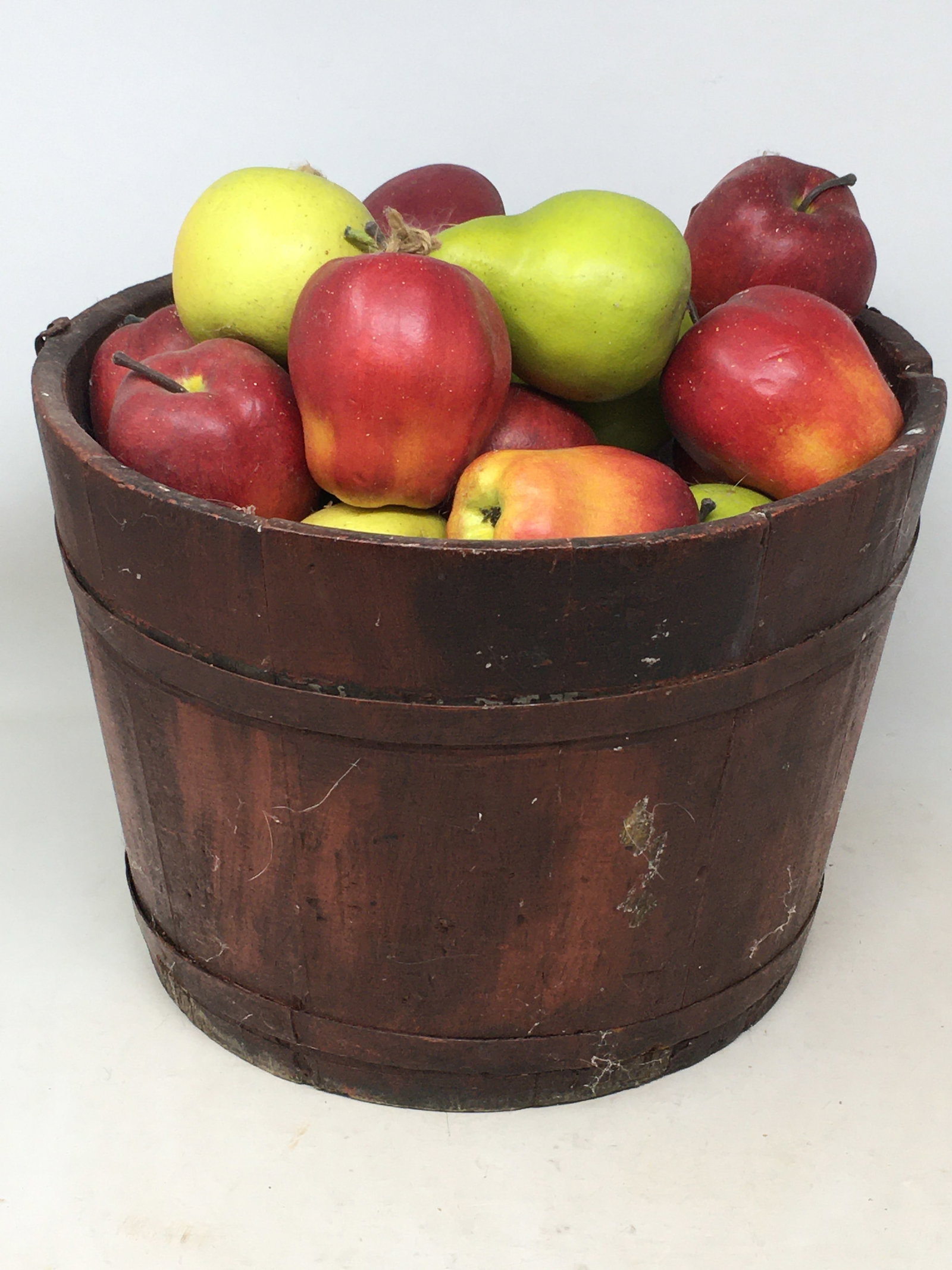 Banded Bucket in Red Paint (1 of 3)