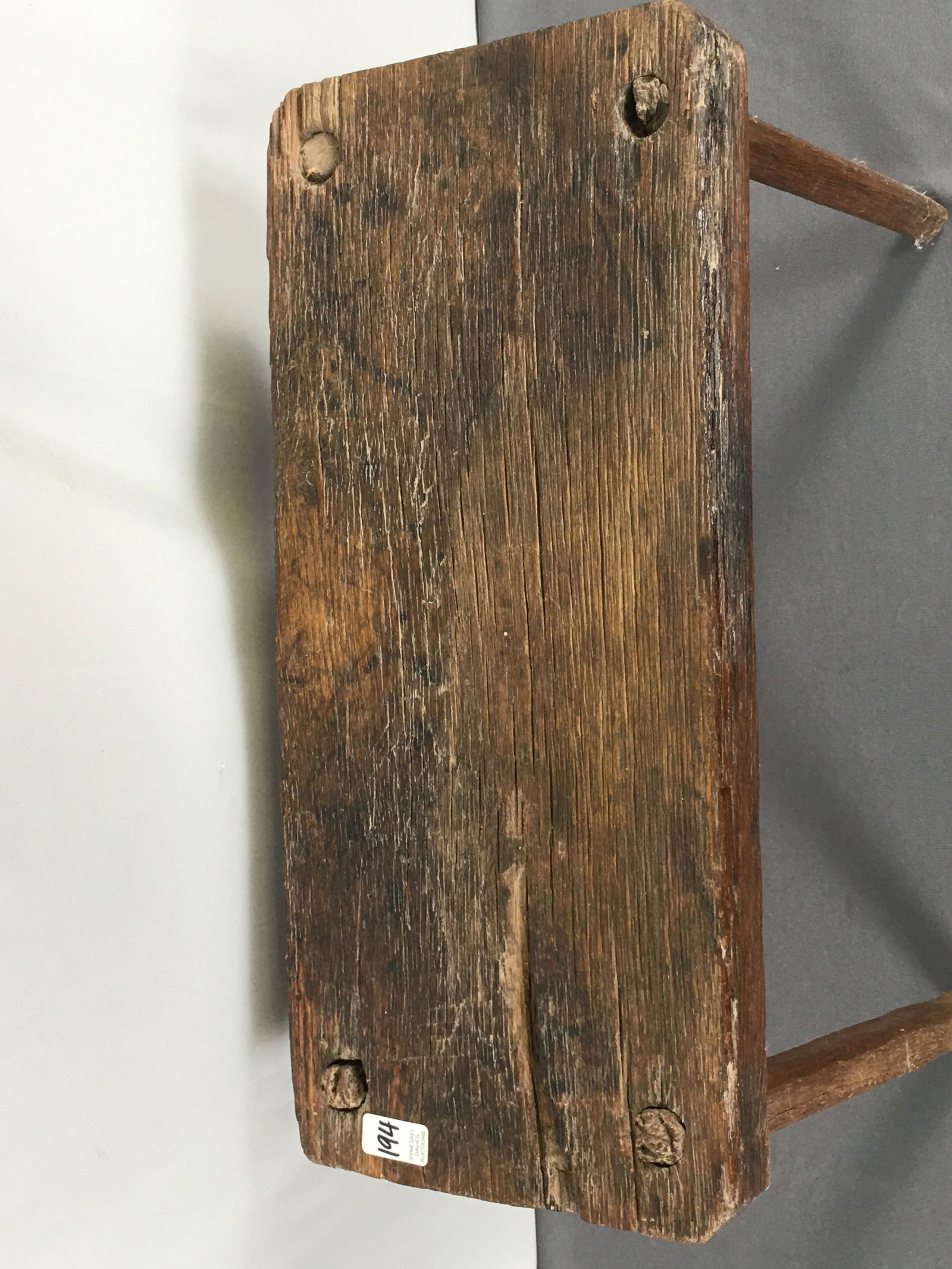 19th C. Peg Leg Stool - 2