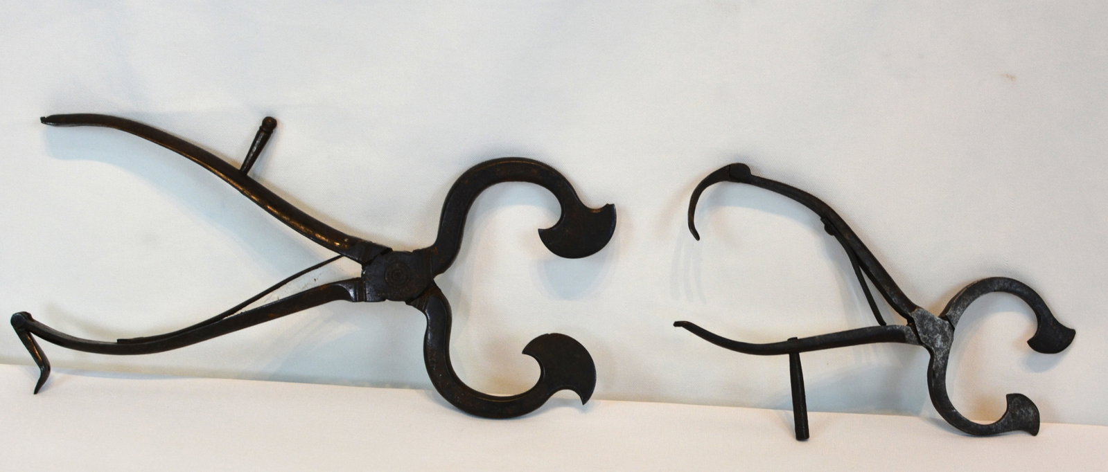 Pair of 19th Century Wrought Iron Sugar Nippers (1 of 4)