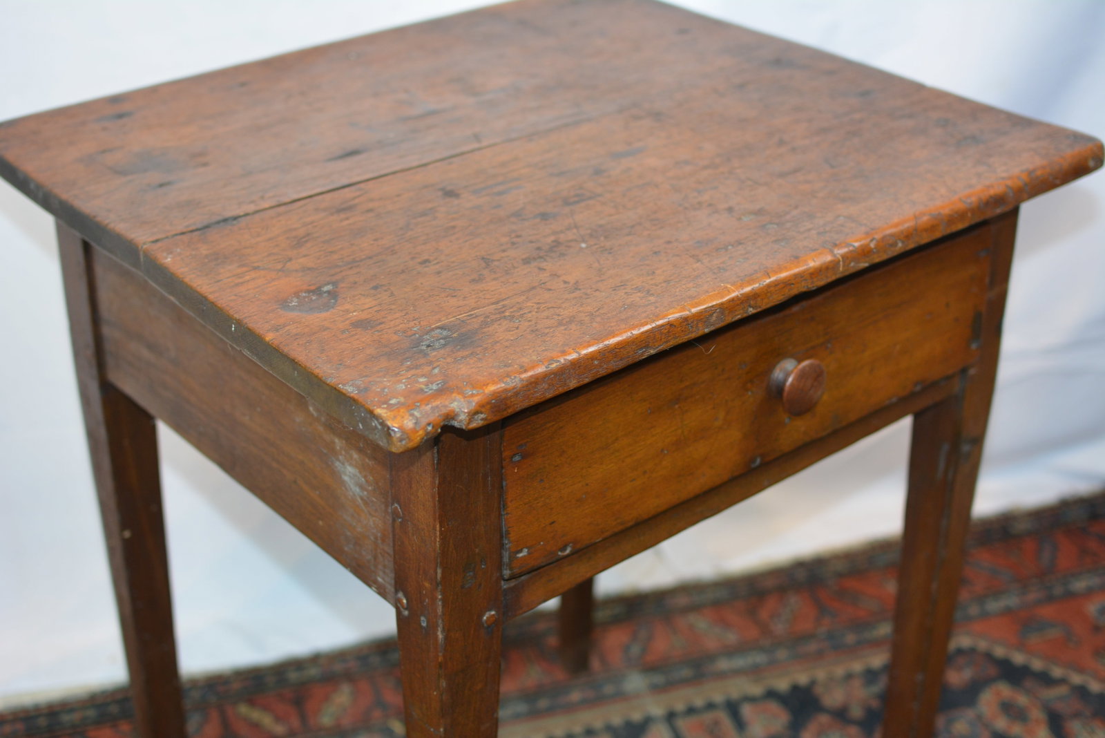 Pine One-Drawer Stand or Work Table - 2