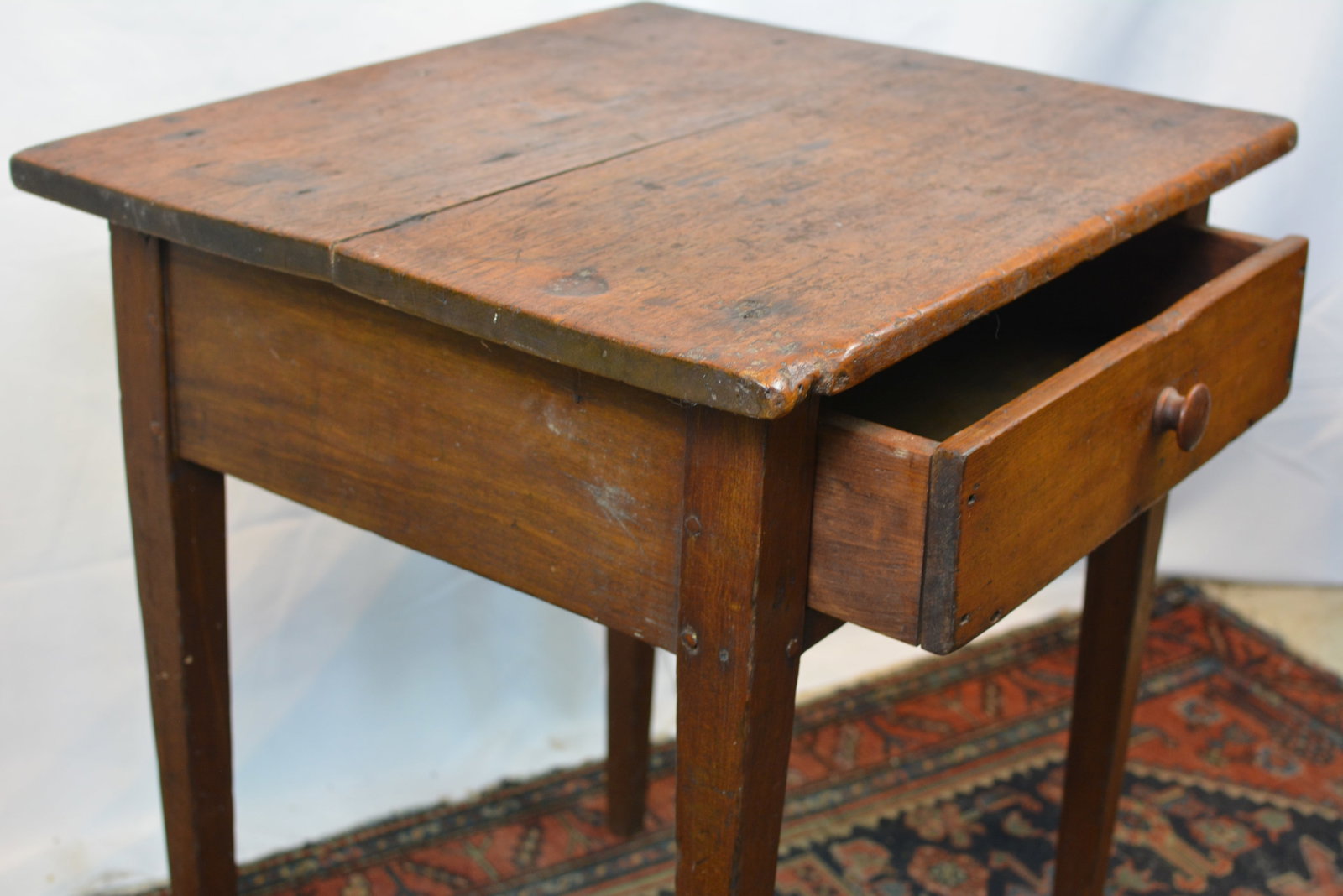 Pine One-Drawer Stand or Work Table - 3