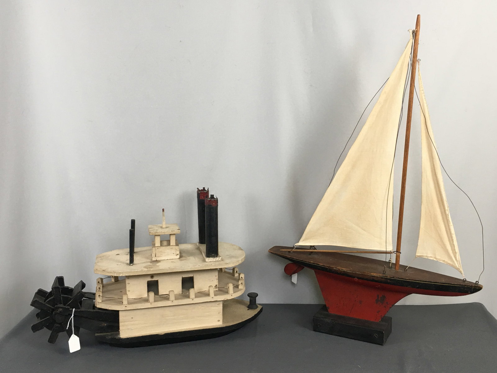 2 Wooden Ship Models (1 of 10)