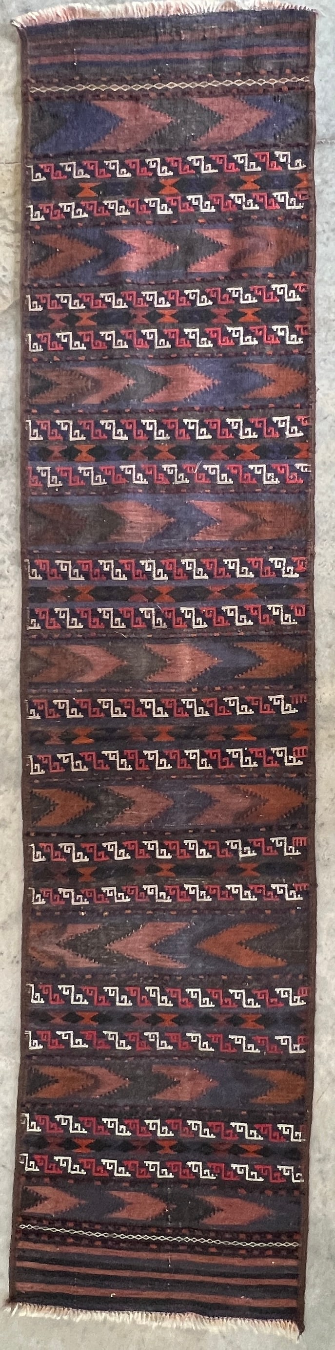 Antique Handwoven Tribal Kilim Runner Rug (1 of 2)