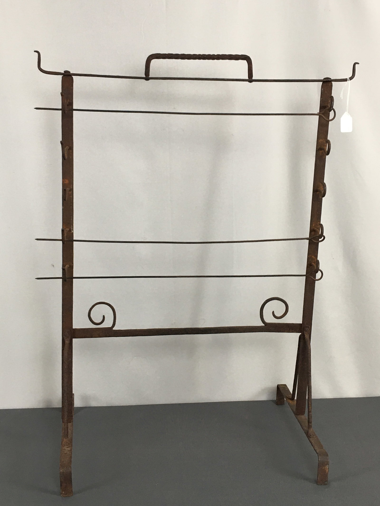 Wrought Iron Fireside Drying Stand (1 of 3)