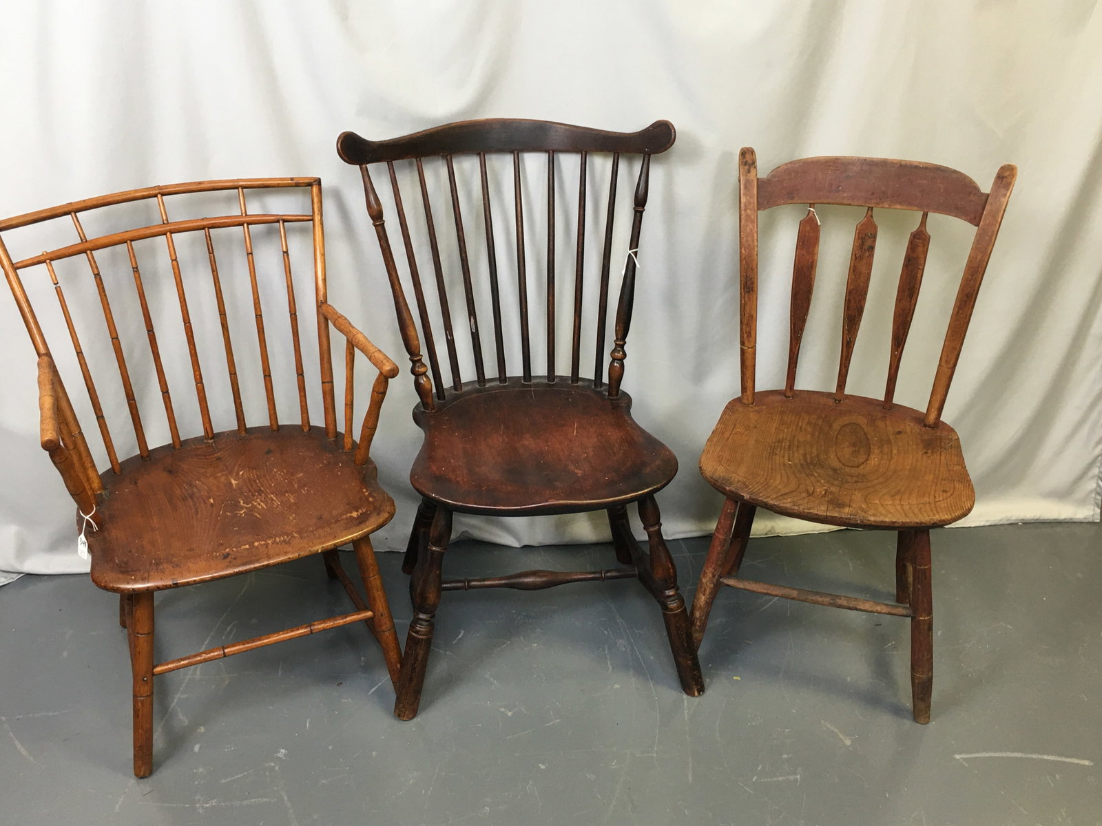 (3) Wooden Chairs (1 of 2)