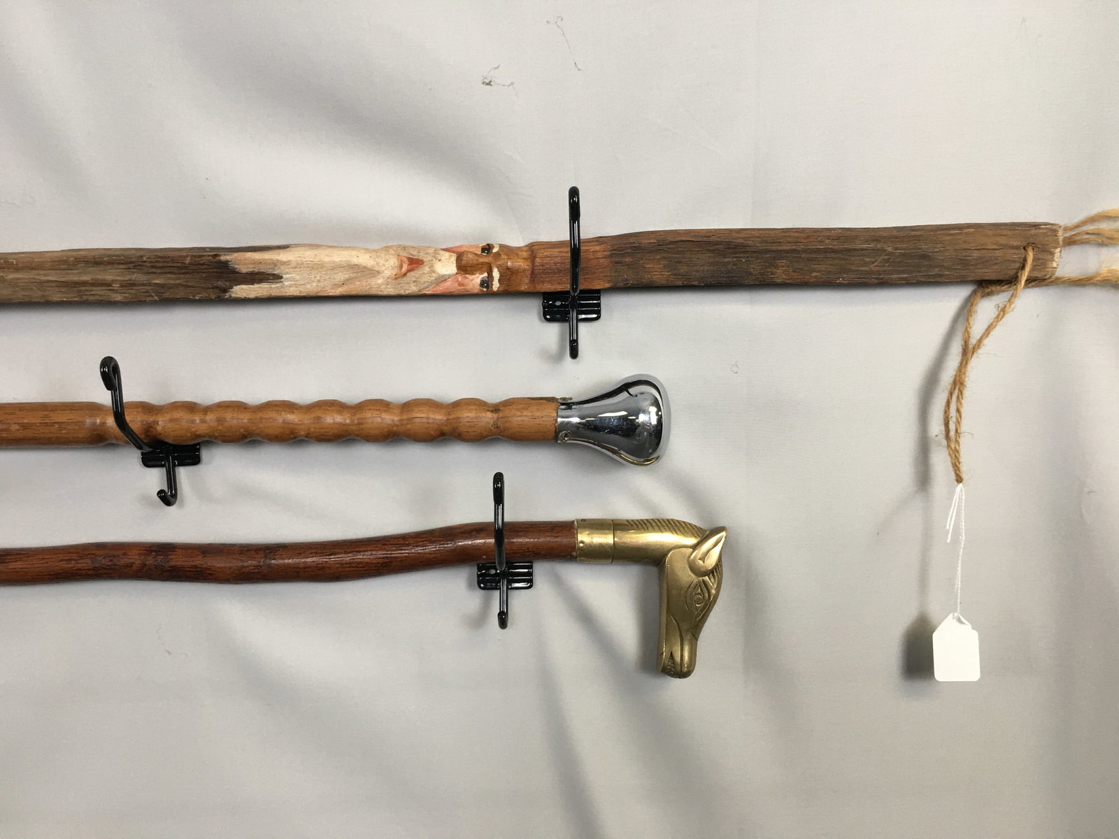Hickory & Carved Walking Sticks (1 of 3)