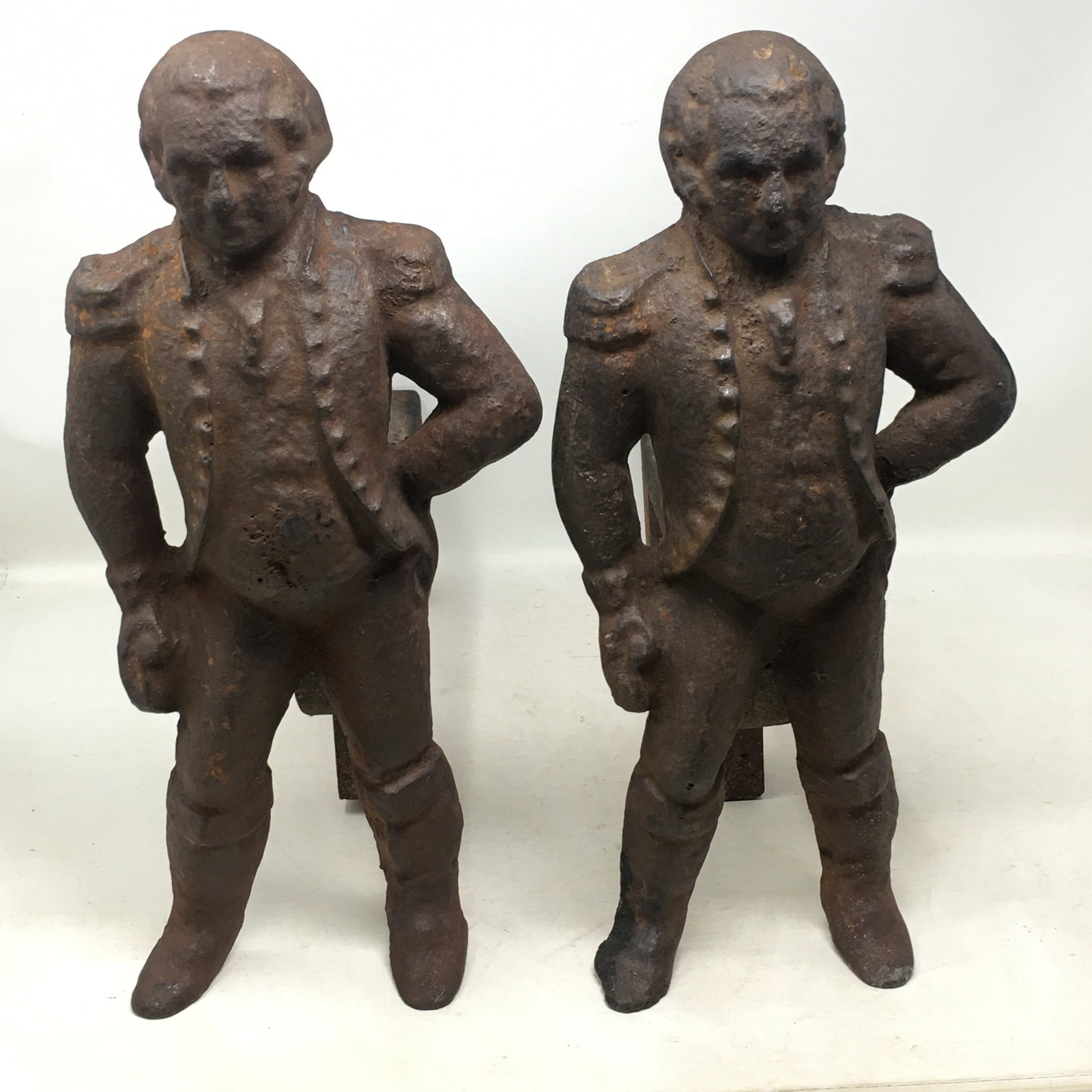 Pair of George Washington Andirons (1 of 3)