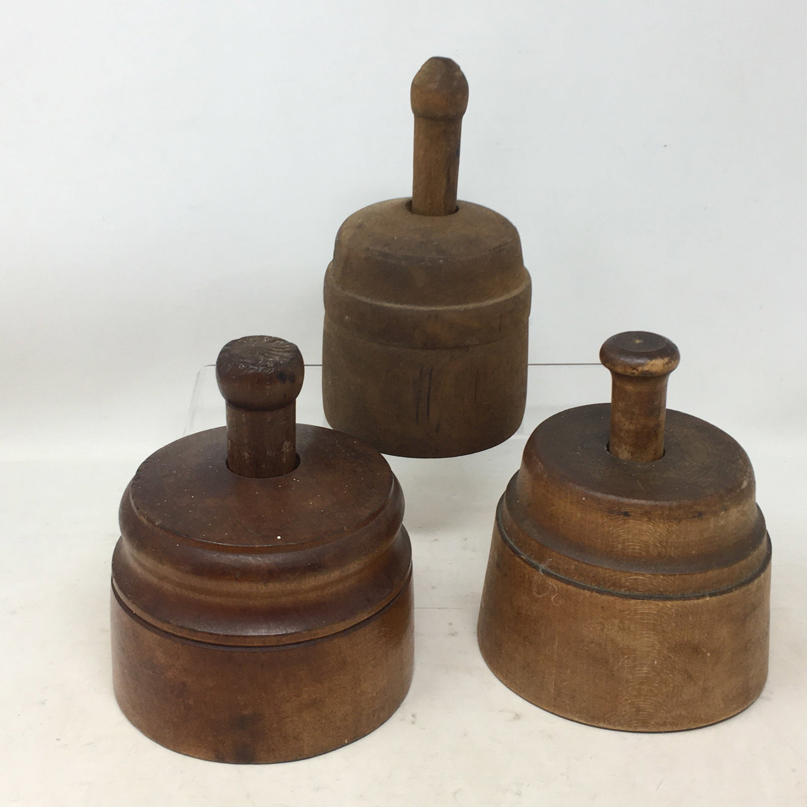 (3) Wooden Butter Molds (1 of 3)