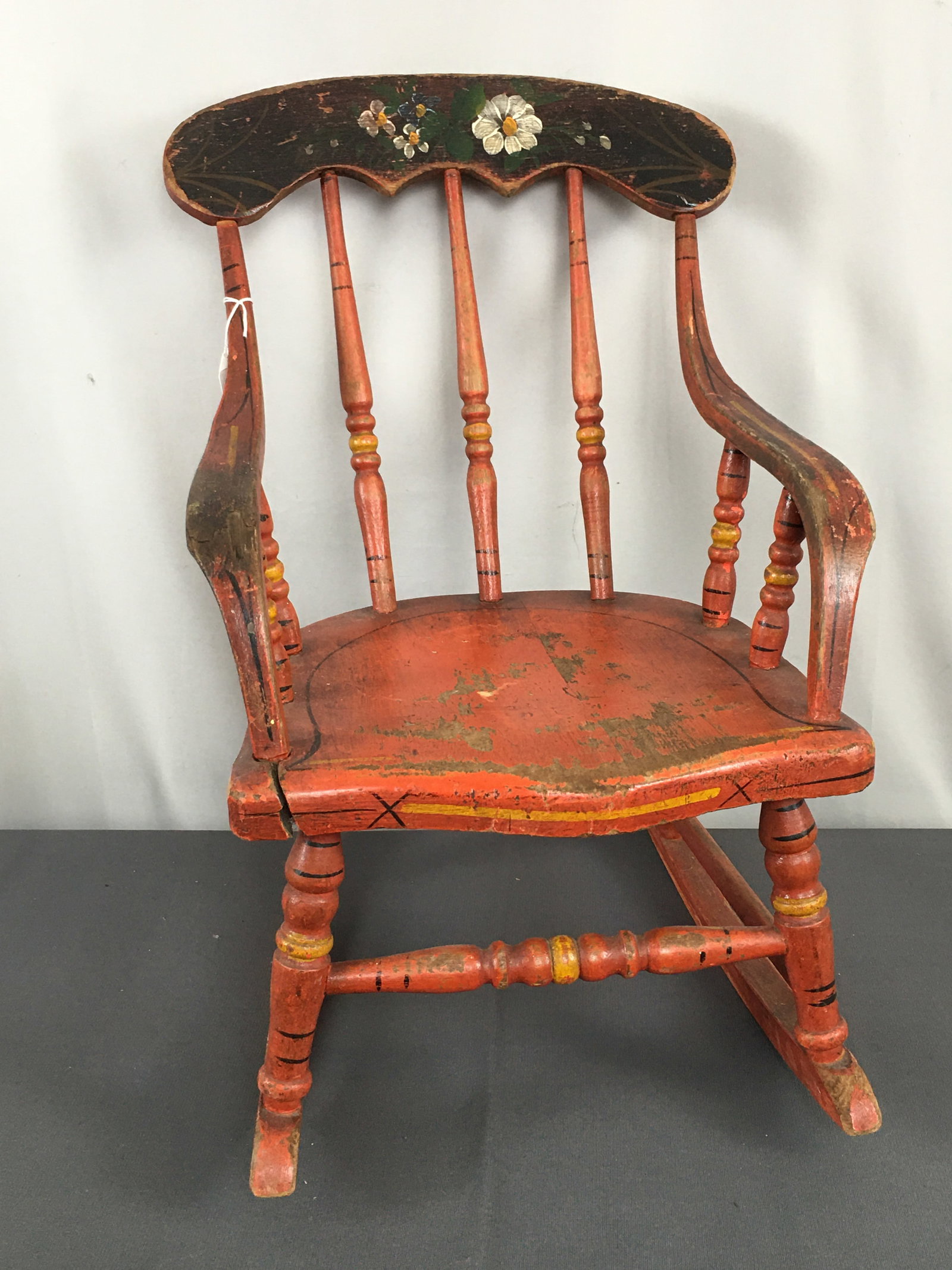 Painted Shaker Child's Rocker (1 of 4)