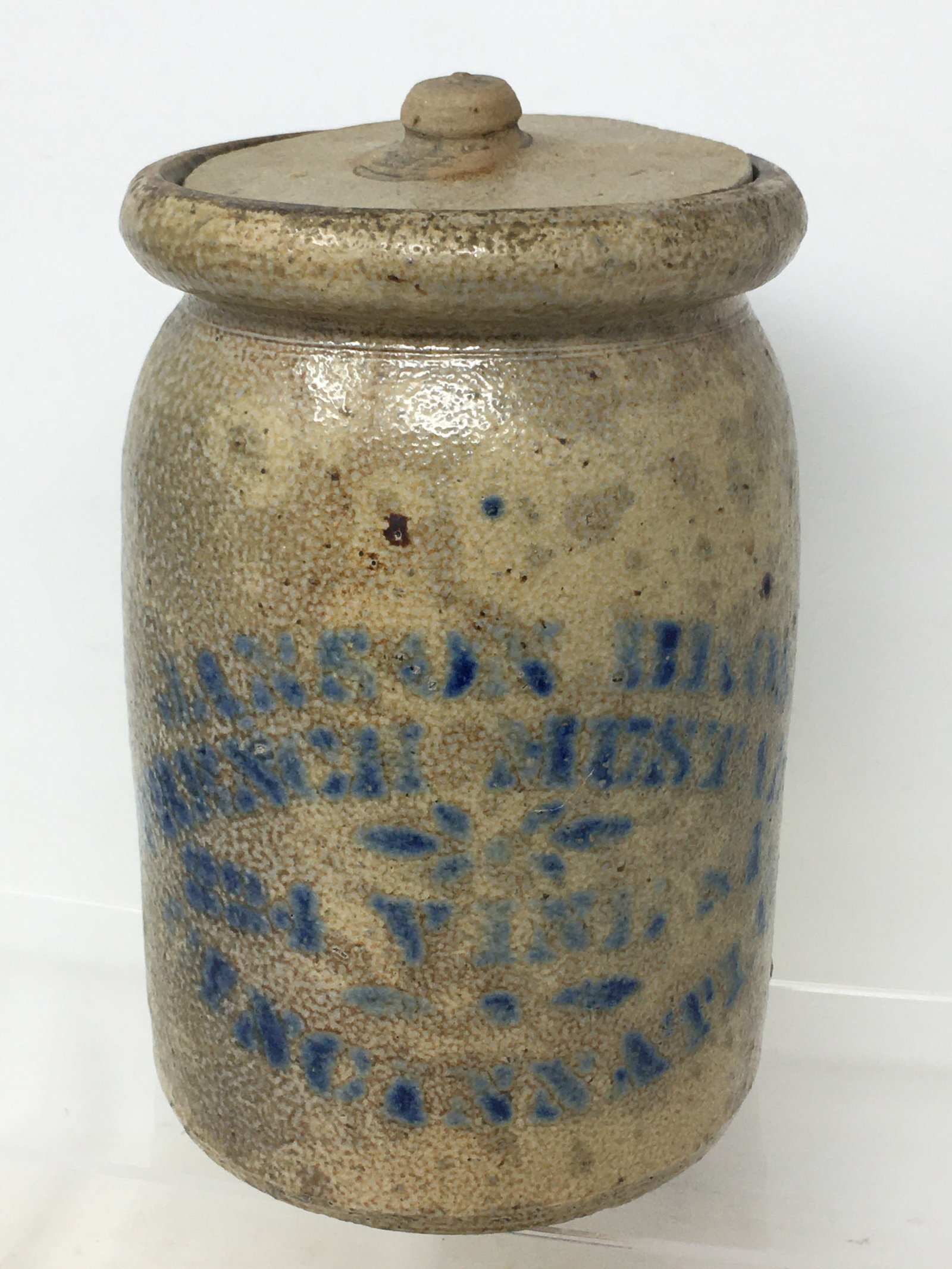 Janson Bros, Cincinnati Ohio Stoneware Jar (1 of 6)
