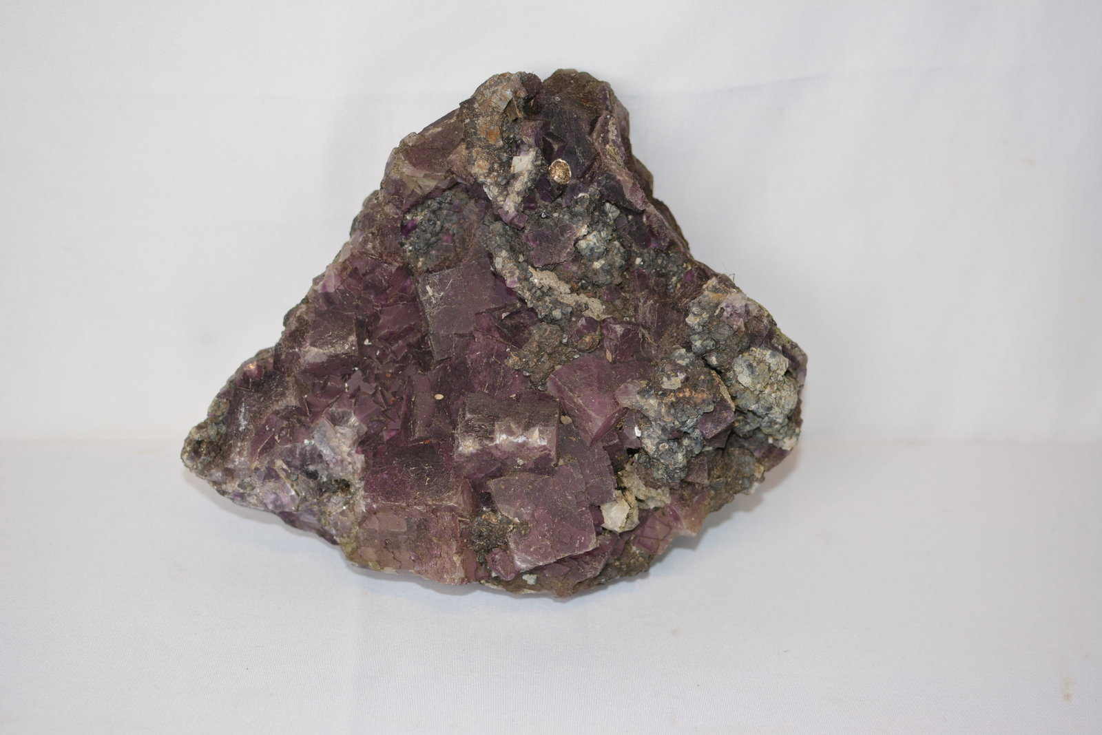 Large Natural Purple Fluorite Crystal Mineral Specimen (1 of 4)