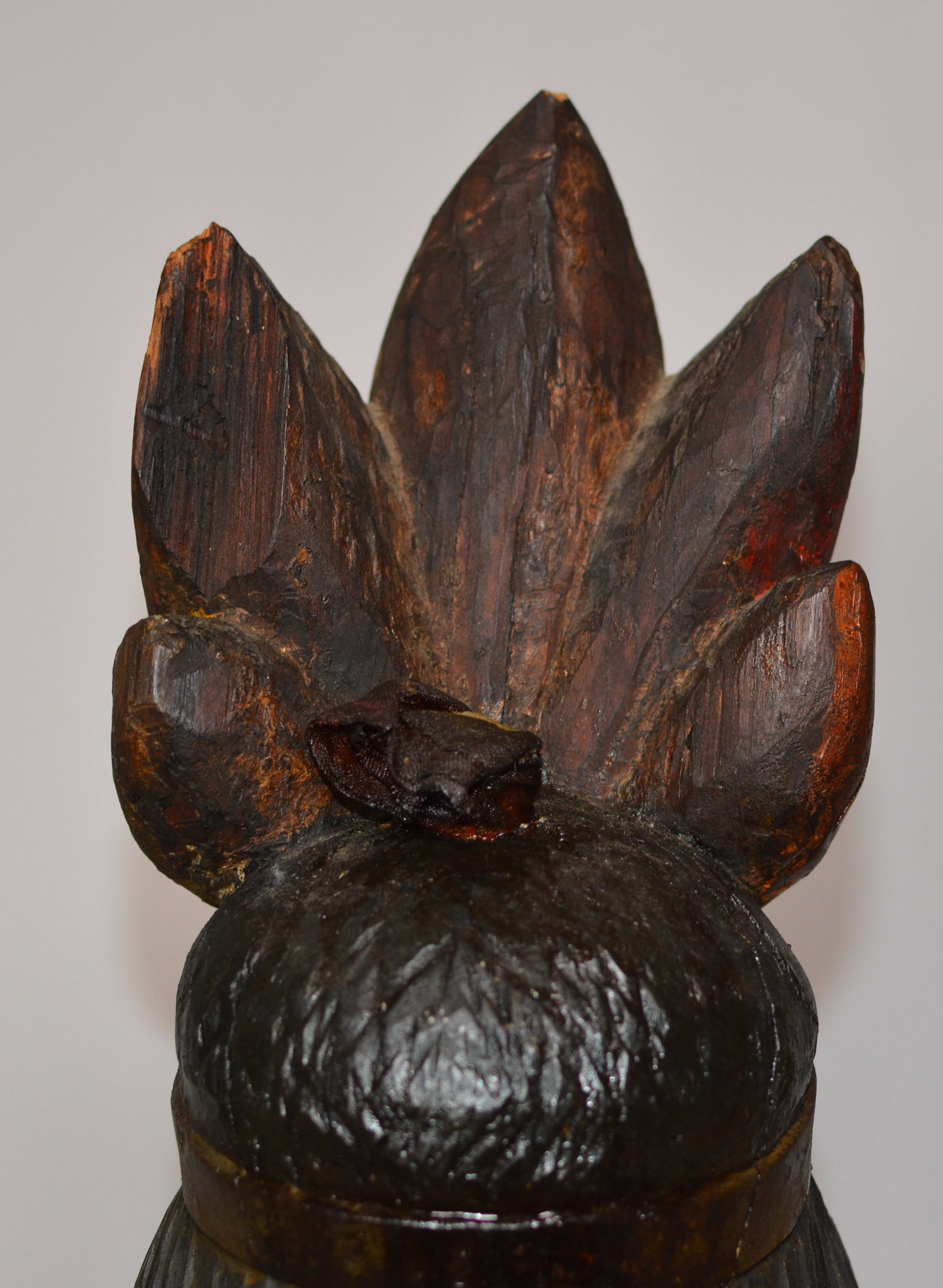 Thomas V. Brooks Carved & Painted Cigar Store Indian Leaner, Circa 1870-1880 - 17