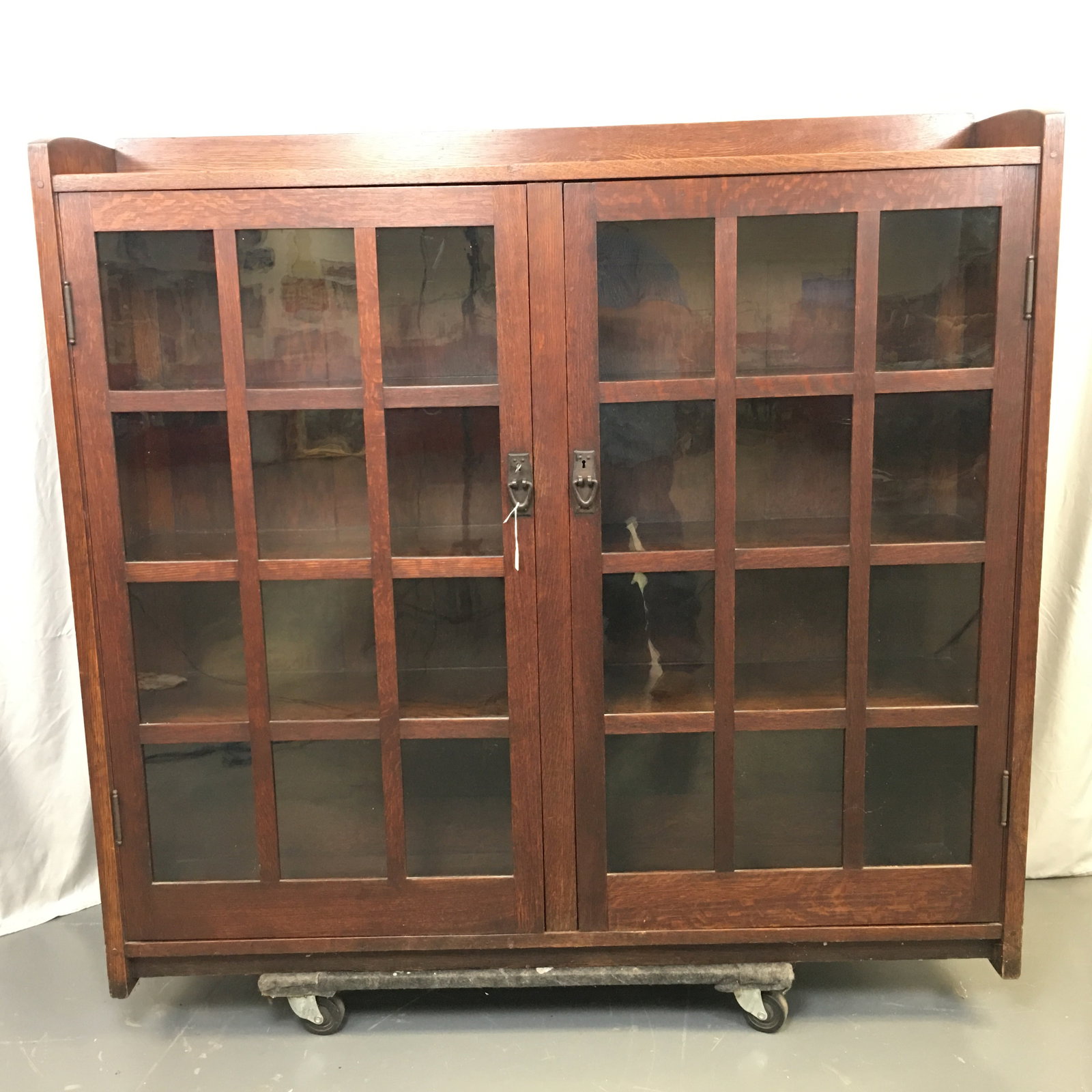 Stickley 2 Door Oak Bookcase (1 of 10)