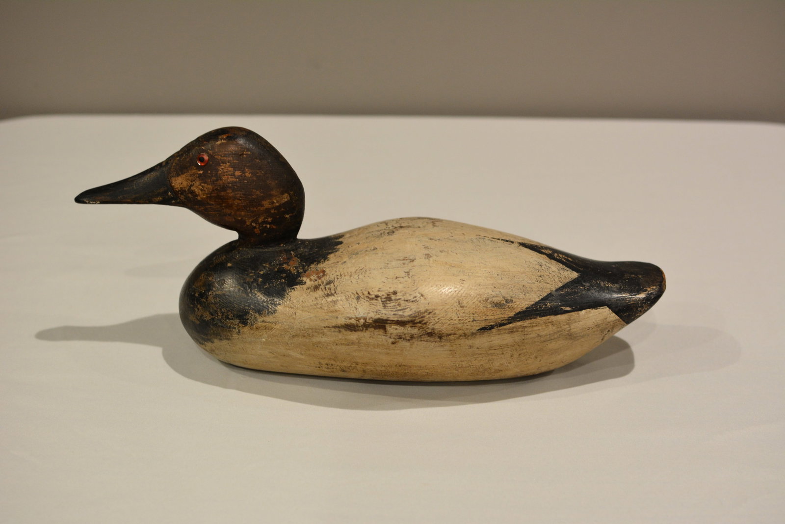 Circa 1873 Peterson Decoy Factory Canvasback Drake Working Decoy (1 of 11)