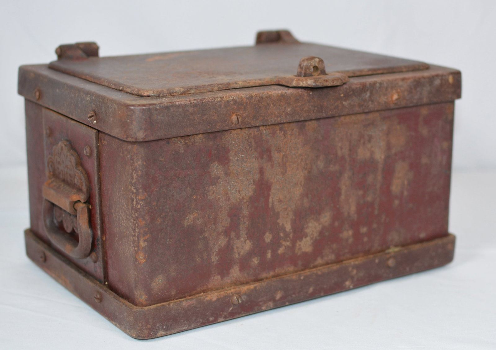 19th Century Wells Fargo Type Iron Strong Box (1 of 5)