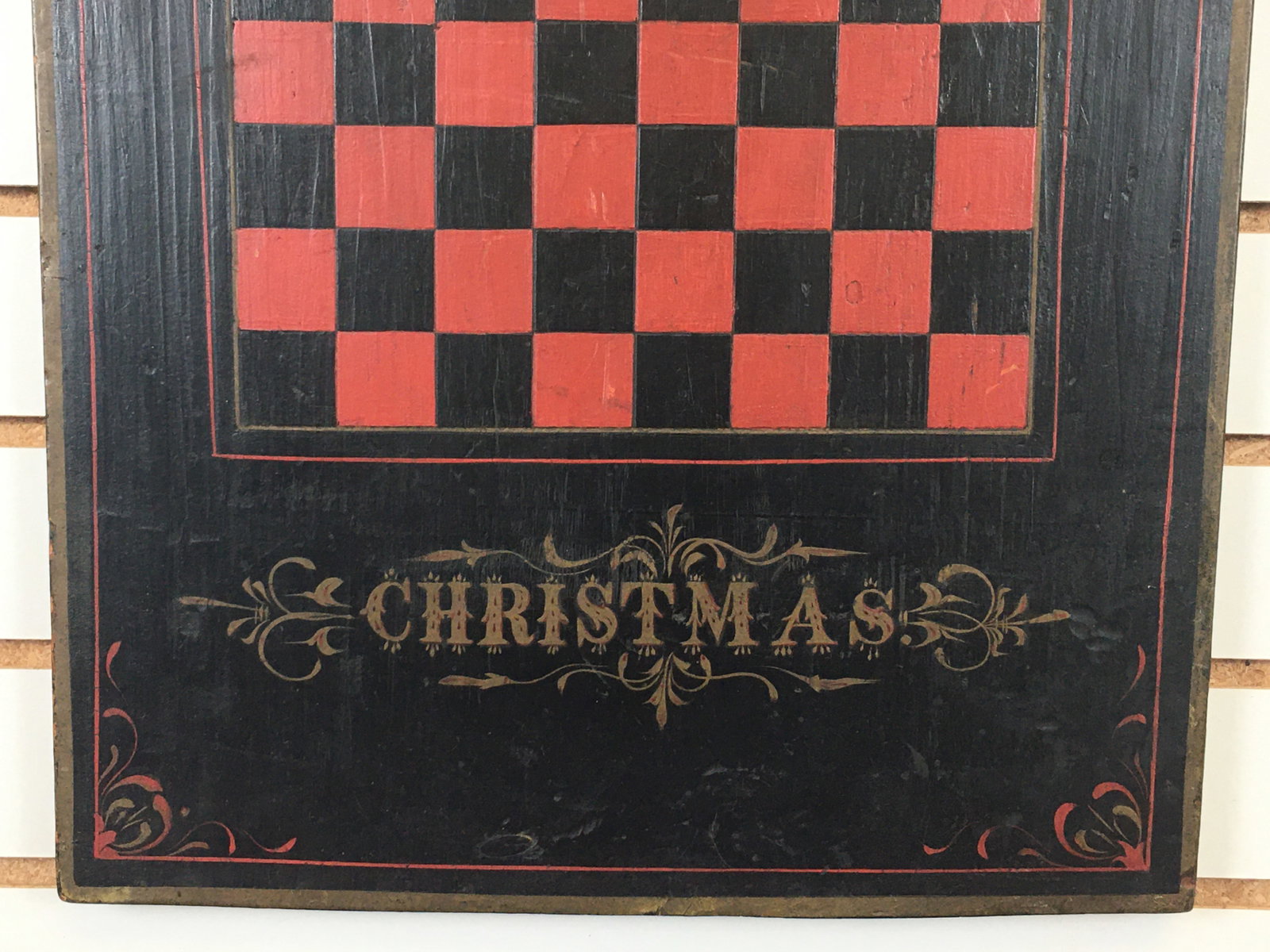 Painted Game Board, Dated 1884 - 2