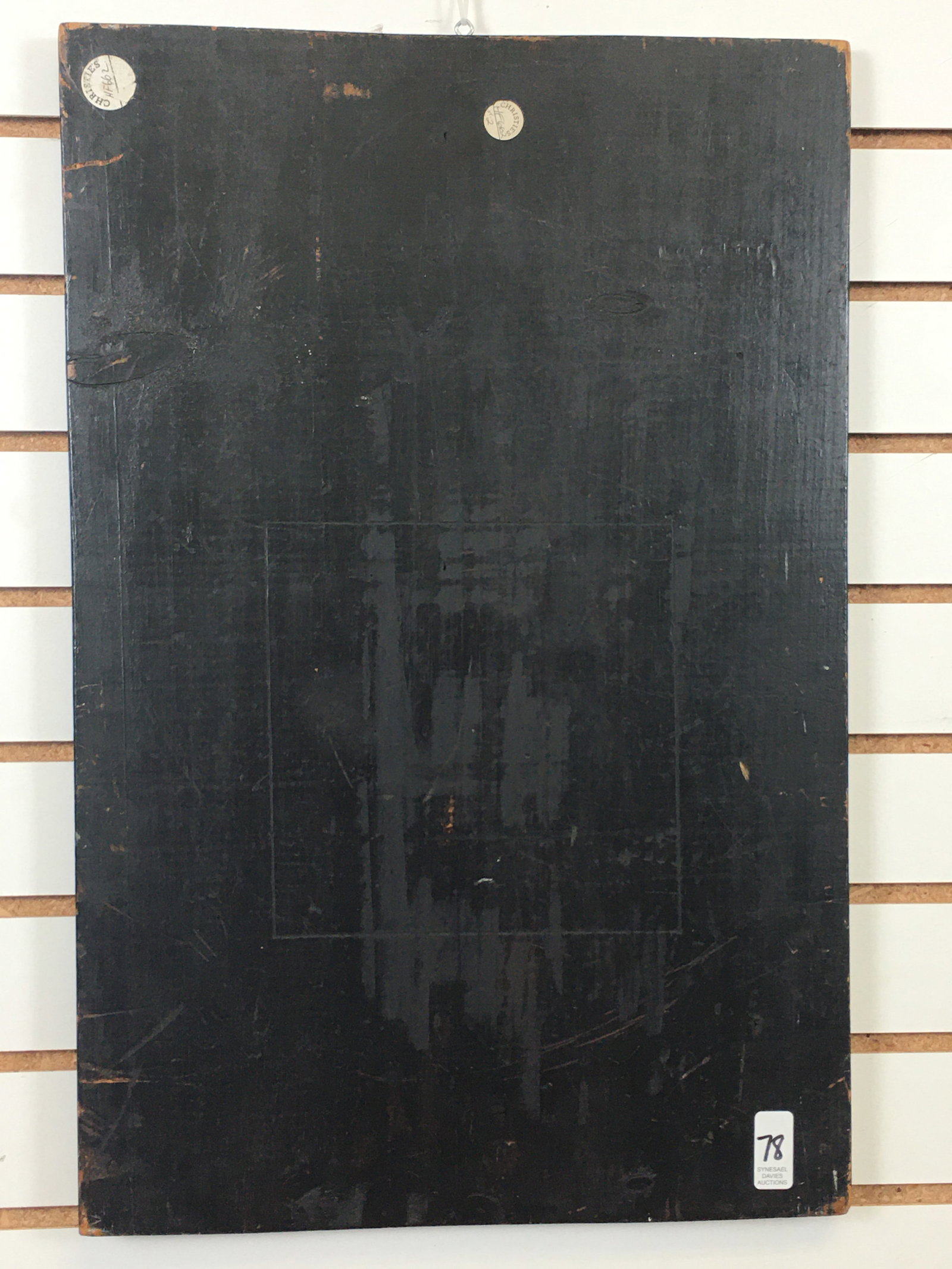 Painted Game Board, Dated 1884 - 4