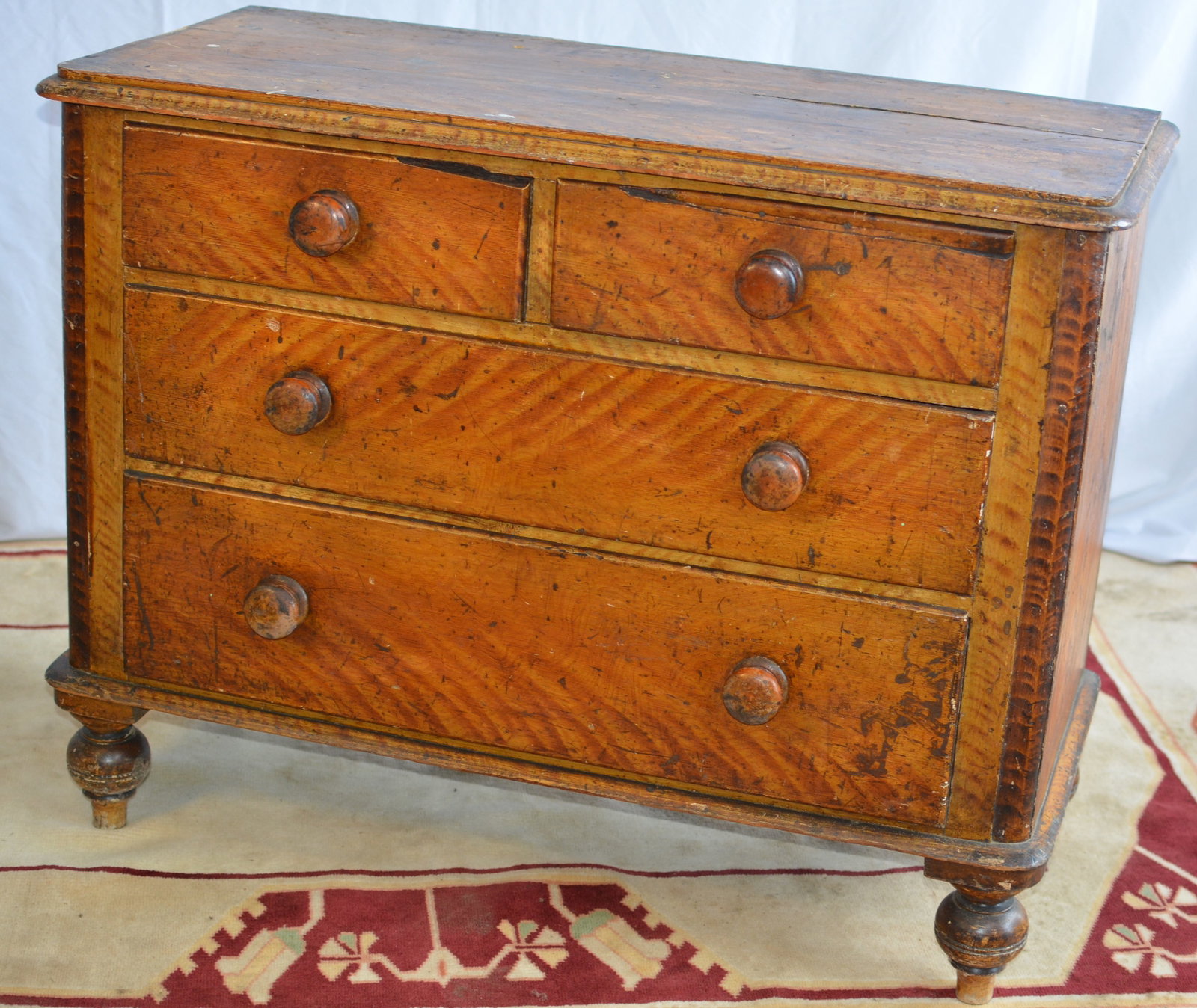 19th Century American Paint Decorated Chest of Drawers (1 of 6)