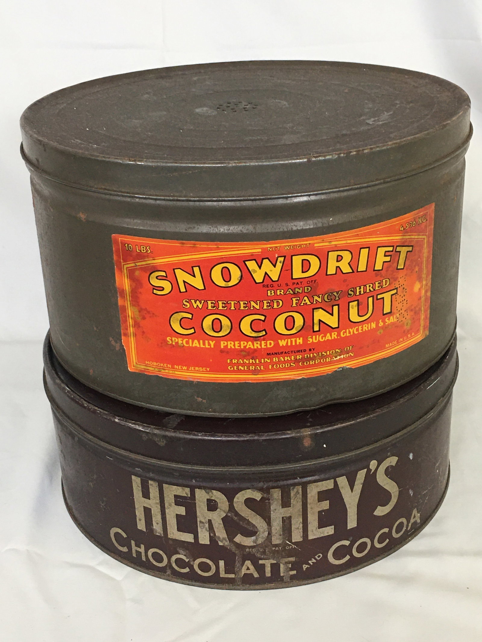 Large Advertising Tins (1 of 5)