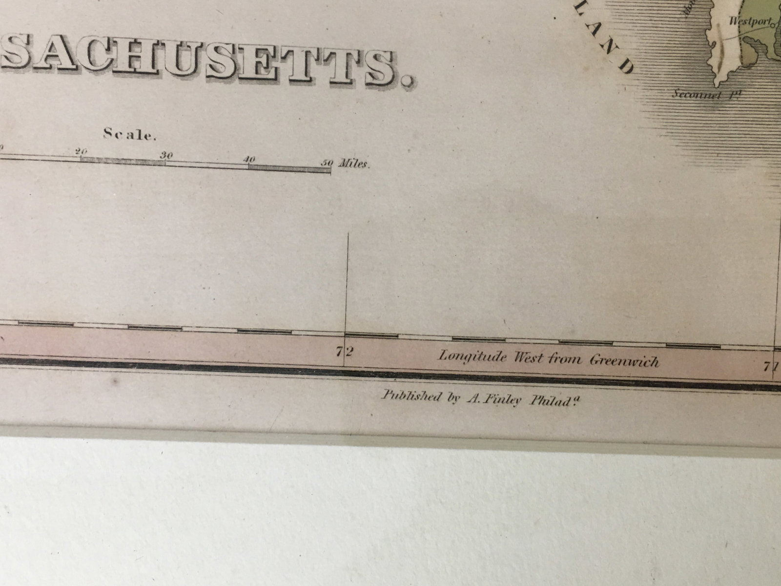 Early Massachusetts Map - 3