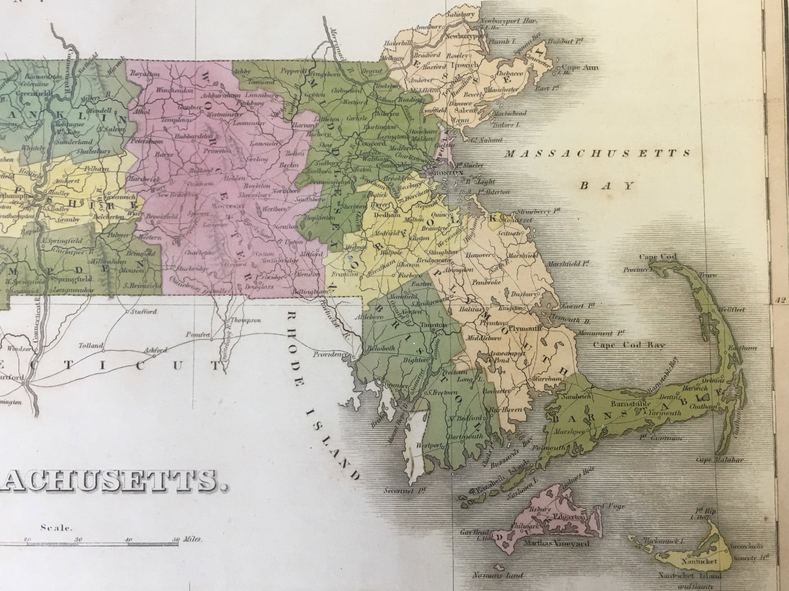 Early Massachusetts Map - 5