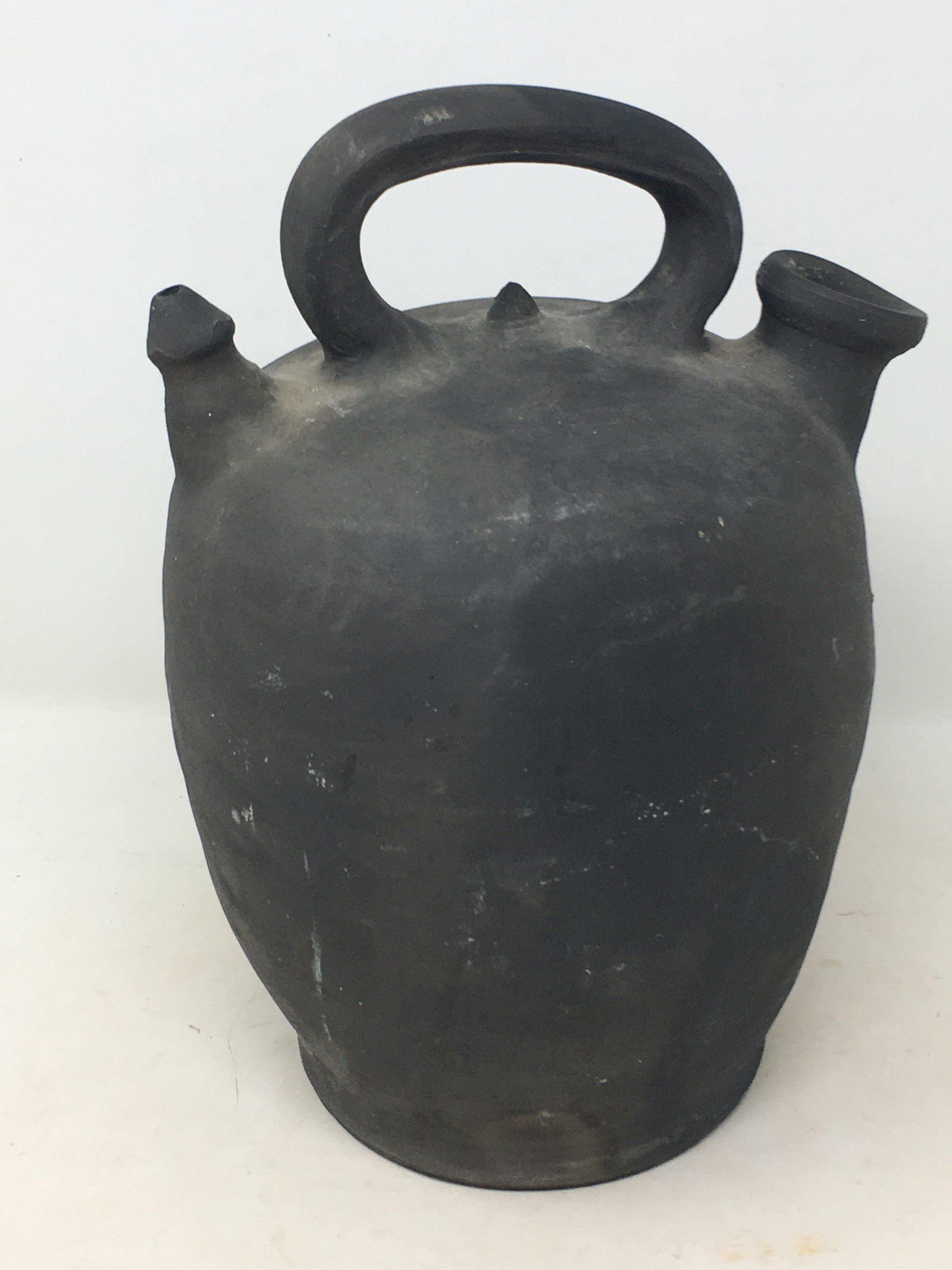 Stoneware Double Spout Jug (1 of 5)
