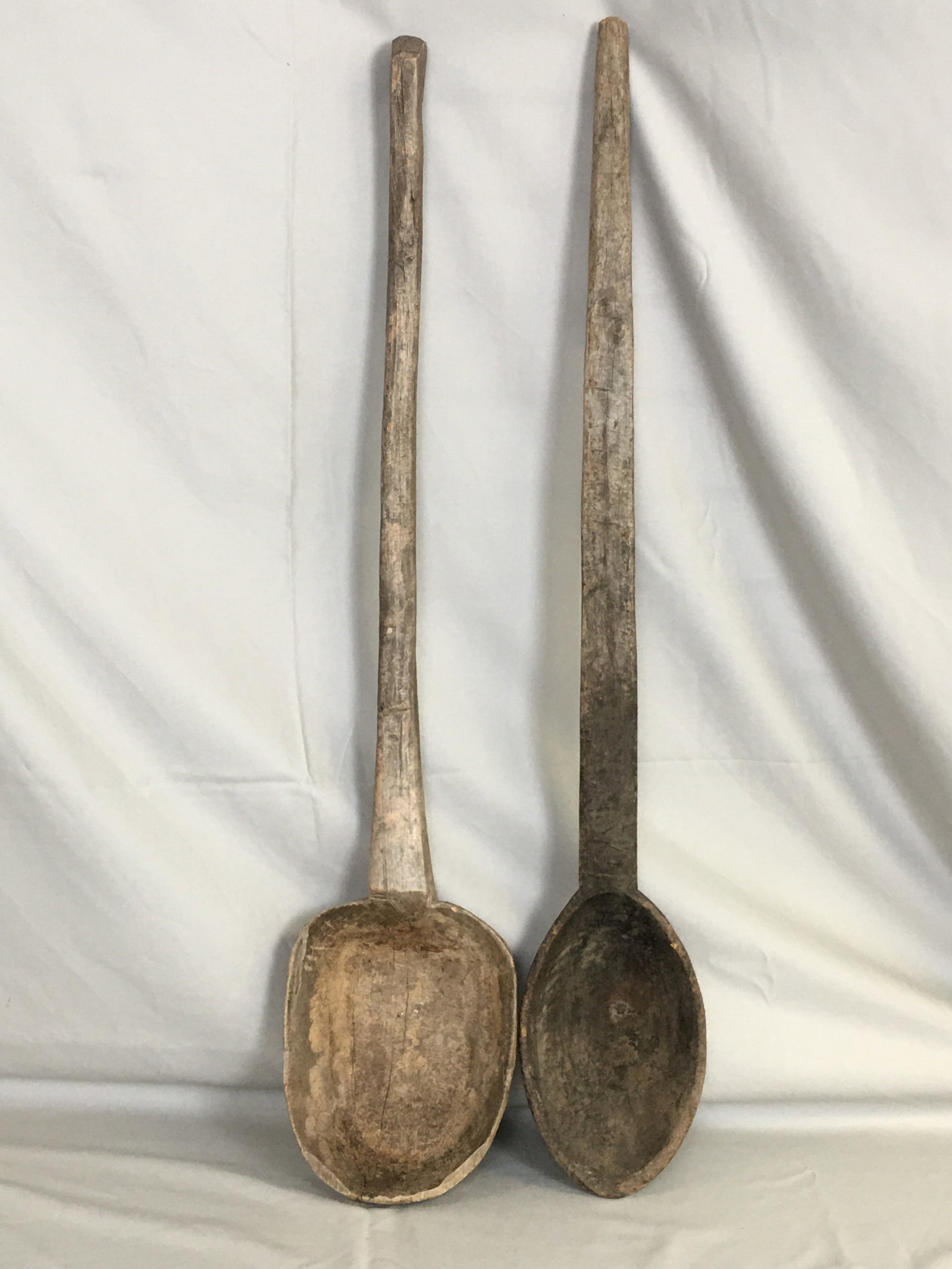 Early Large Carved Wooden Spoons (1 of 5)
