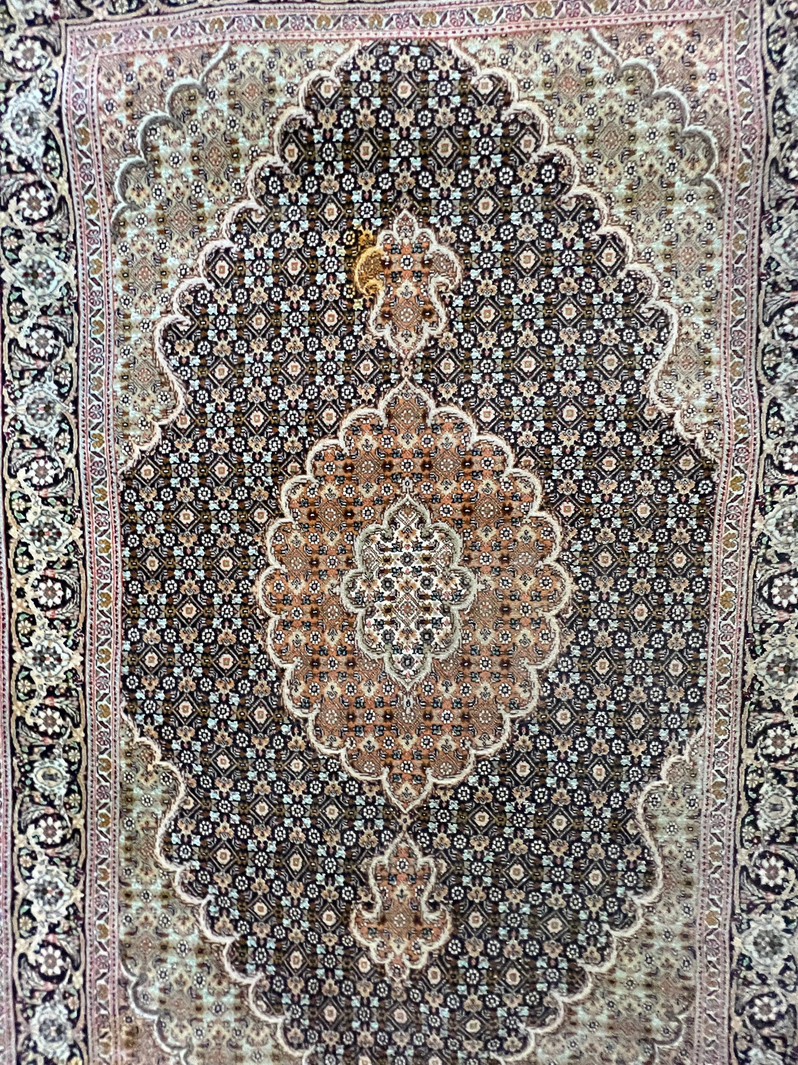 Persian Tabriz-Style Medallion Carpet (1 of 3)