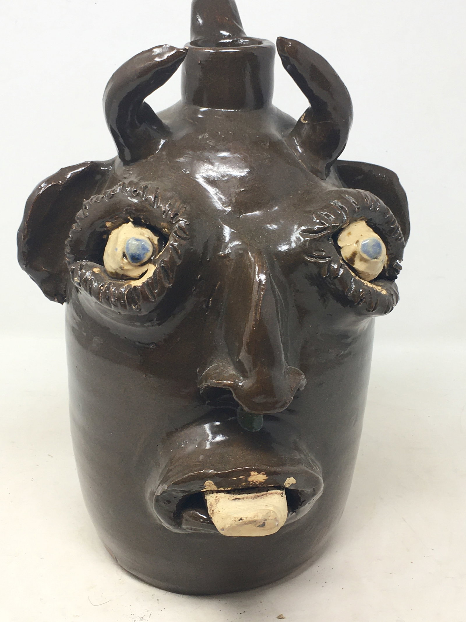 Jerry Brown, Hamilton Ala. Face Jug (1 of 7)