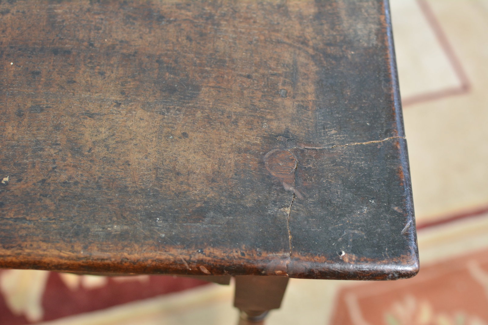 One-Drawer Tavern Table - 4