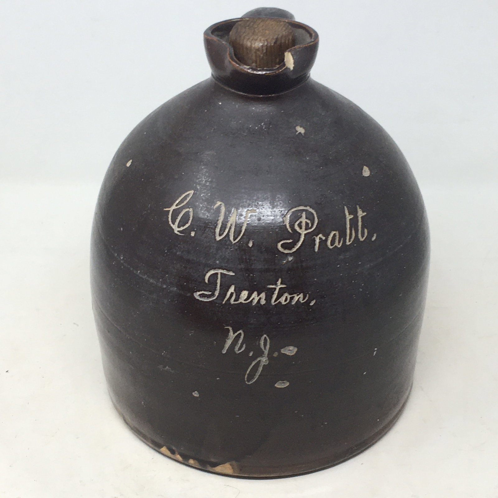 Scratch Jug, C.W. Pratt, N.J. (1 of 5)