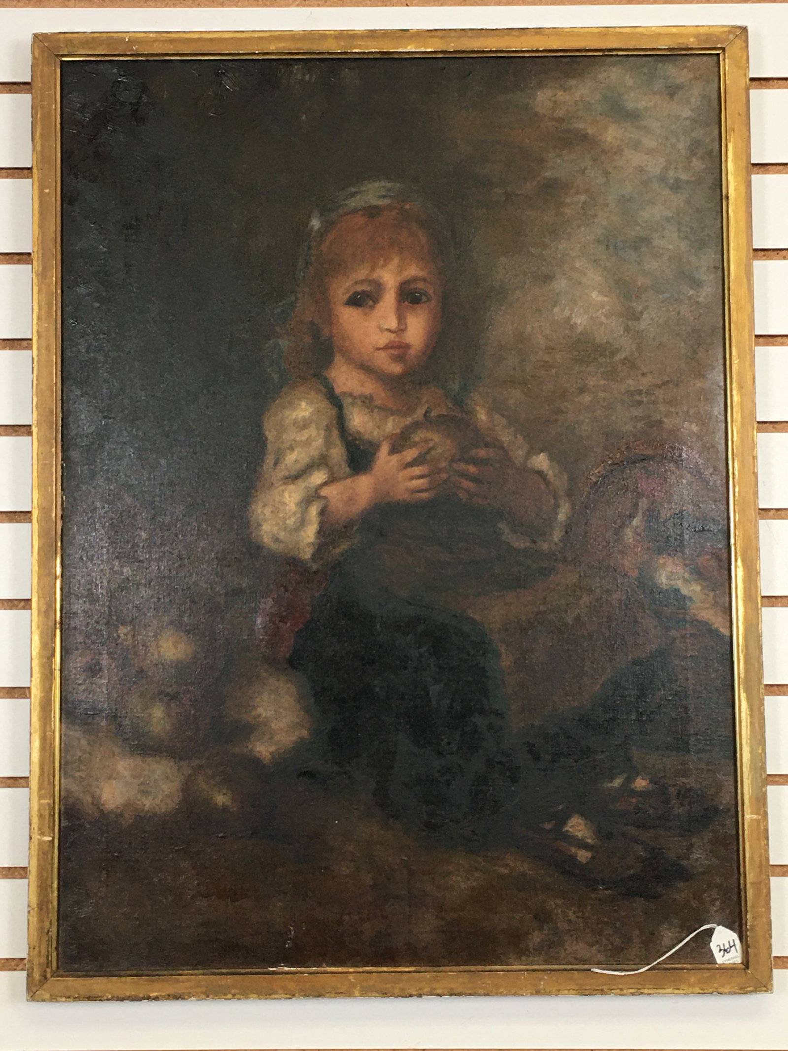 Oil on Canvas, Girl with Fruit (1 of 7)