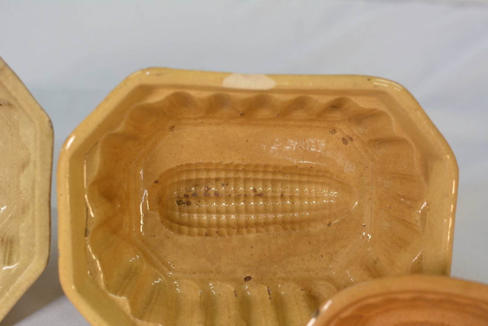 Yellow Glazed Earthenware Corn Molds - 3