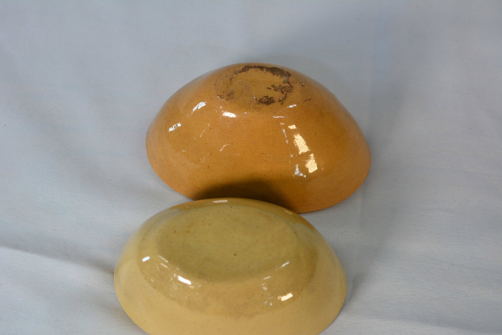 Yellow Glazed Earthenware Corn Molds - 8