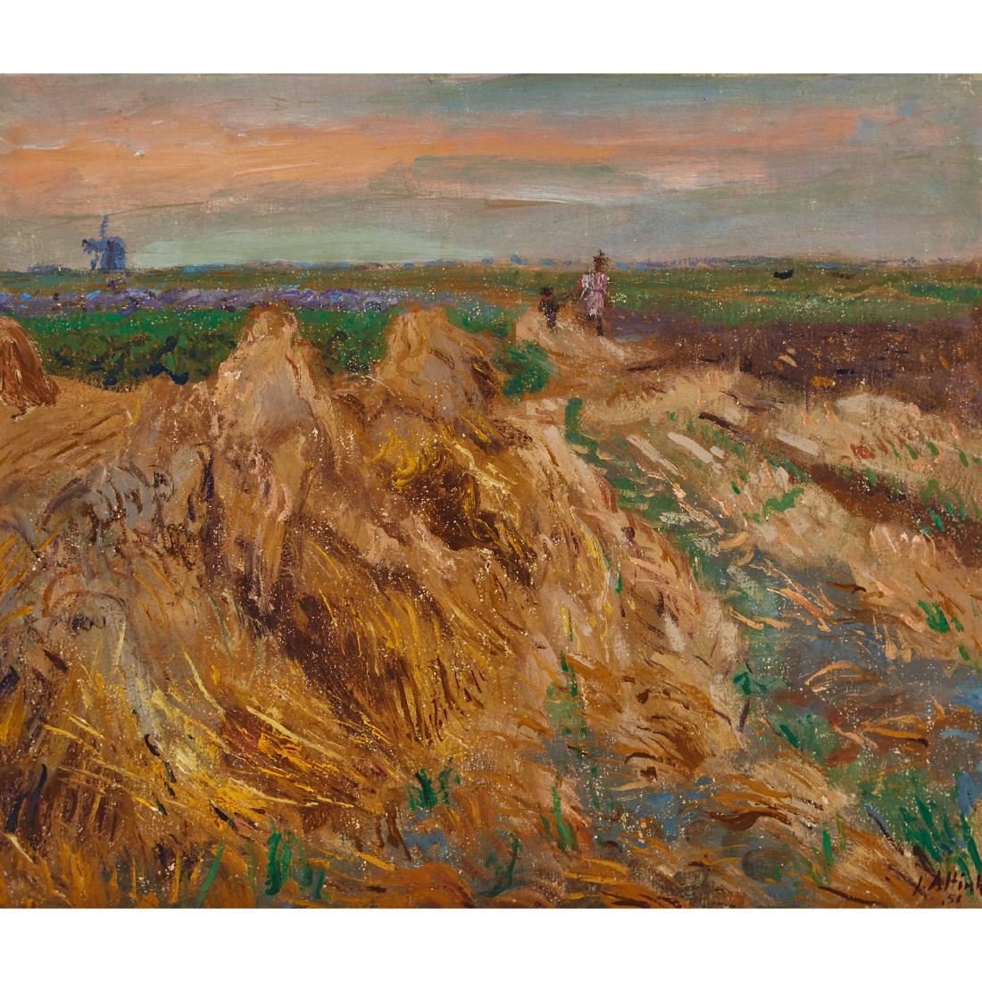 Jan Altink (1885-1971), Dutch: Lot 763 Jan Altink (1885-1971), Dutch LANDSCHAP GRONINGEN, 1951 Oil on canvas; signed and dated '51 lower right 19.75 x 23.6 in — 50.2 x 60 cm Estimate $5,000-$7,000 Provenance: Private Collectio