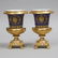 Pair of French Porcelain Empire Style Vases, 19th