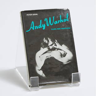 Andy Warhol (1928-1987), American: ANDY WARHOL - FILMS AND PAINTINGS BY PETER GIDAL, 1971; First edition, autographed by Andy Warhol in black felt marker to the front free endpaper. This being the scarcer hard-bound issue with printed