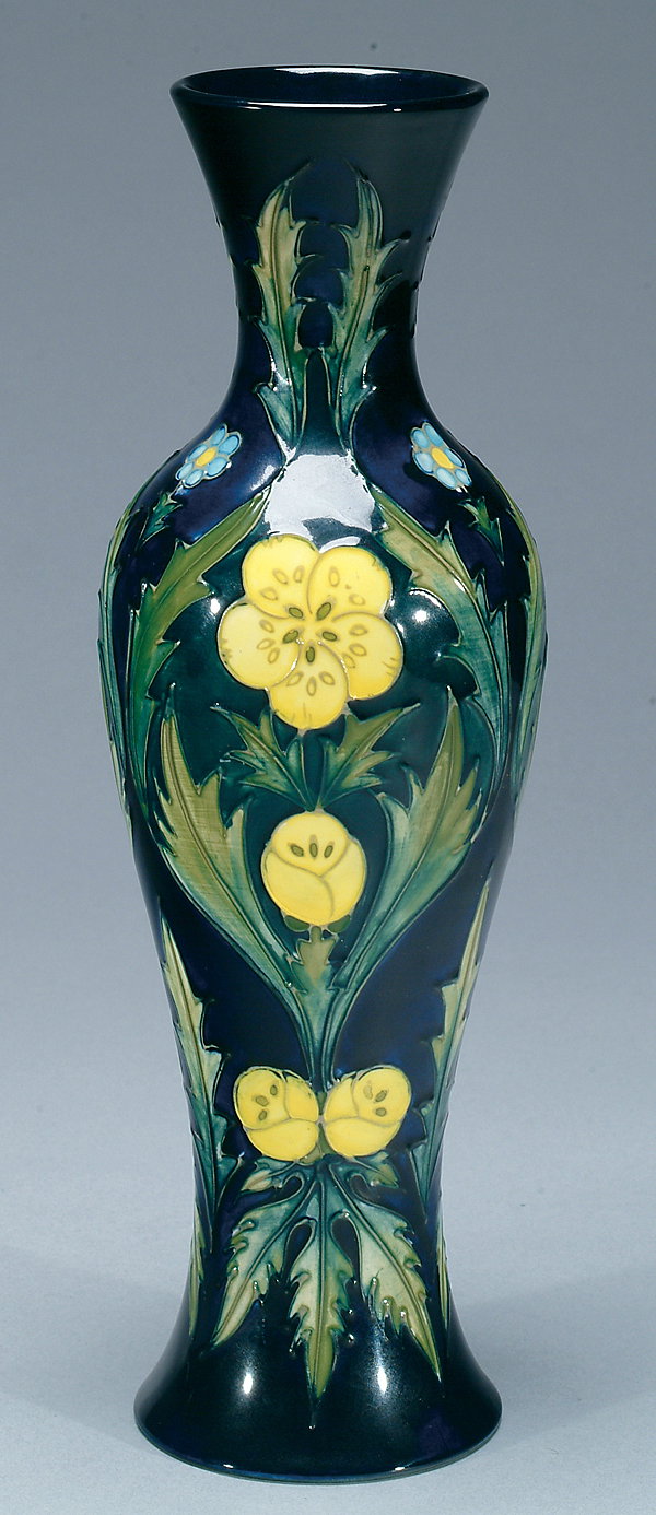 Moorcroft Buttercup Vase, 1993