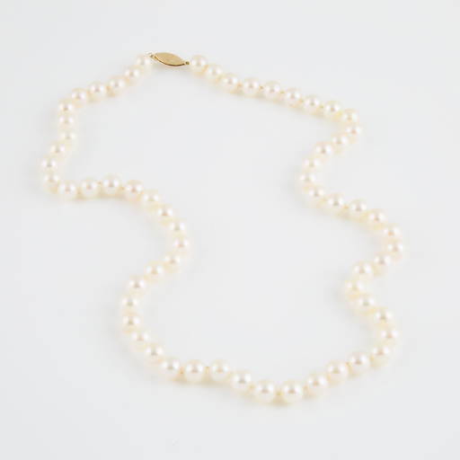 Birks Single Strand Cultured Pearl Necklace, (8.5mm to 9.0m Dec 08