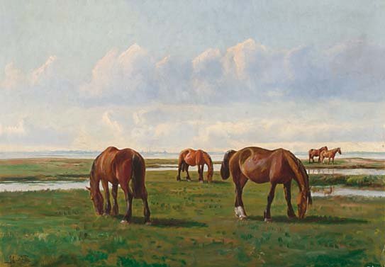 Danish Art Nils Hans Christiansen (1850-1922)