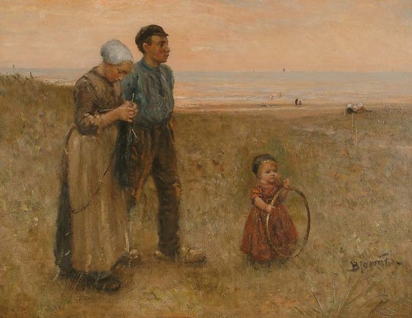 Dutch Art Bernardus Joh. Blommers (18445-1914)